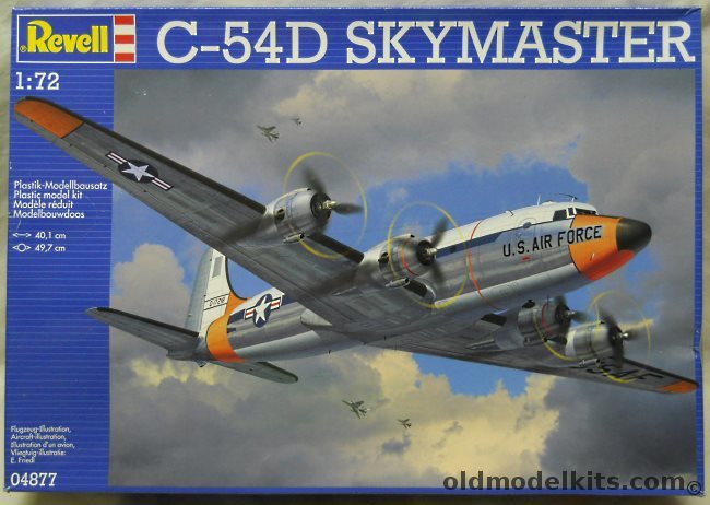 Revell 1/72 C-54D Skymaster, 04877 plastic model kit